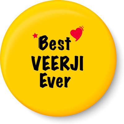 

Peacockride Best VEERJI Ever Fridge Magnet Fridge Magnet Pack of 1(Multicolor)