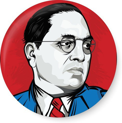 

Peacockride Legendary Ambedkar Fridge Magnet Fridge Magnet Pack of 1(Multicolor)