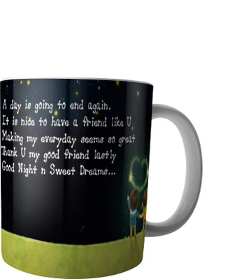 

RD Creations Specially Designs Good Night Wishes for Special People in Your Life PWMGN082017M19 Ceramic Mug(300 ml), Multicolor