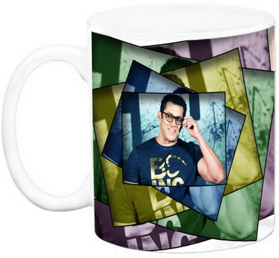 

EFW BOLLYWOOD ACTOR - SALMAN KHAN (Design 7) Ceramic Mug(325 ml), Multicolor