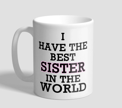 

The Mugs BroSis 03 Ceramic Mug(330 ml), White
