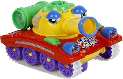 

CELESTECH Crazy tank rotating light voice (Red, Yellow, Blue, Green(Multicolor)