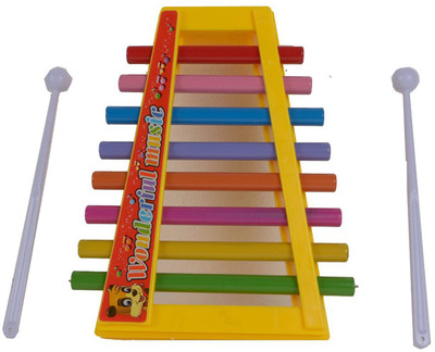 

SS Traders Xylophone with Pleasent Music - Kids favorate music below 3 yrs.(Multicolor)