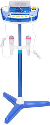 

GoMerryKids Kids MP3 MIC with Adjustable Stand 2 Microphones Singing Karaoke and Touch Screen for 2 Children(Multicolor)