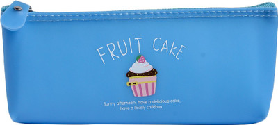 

Uberlyfe 1674 Cup Cake Art Plastic Pencil Box(Set of 1, Blue)