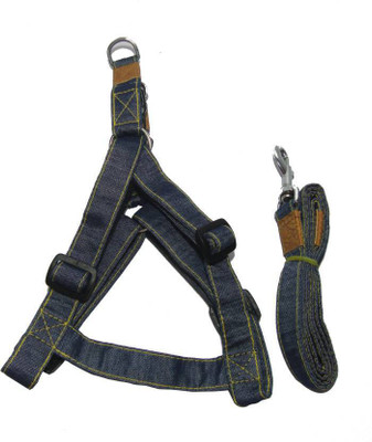 

Skora skora  Denim body belt 1inch Dog Harness & Leash (55 - 76 cm, Blue) Dog & Cat Harness & Leash(, blue