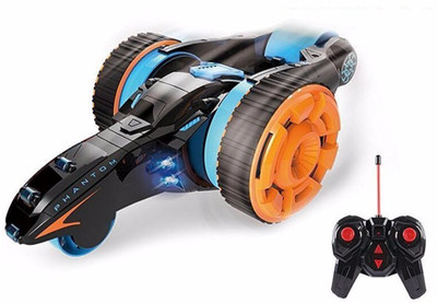 

SOFTA RETAIL Four Wheels Race Stunt Car 2WD Remote Control RC Vehicle with LED Headlights Extreme High Speed 360 Degree Rolling Rotating Rotation For Kids In Multi Color(Multicolor)