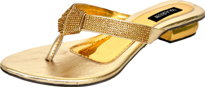 

Vaarun Women Gold Heels