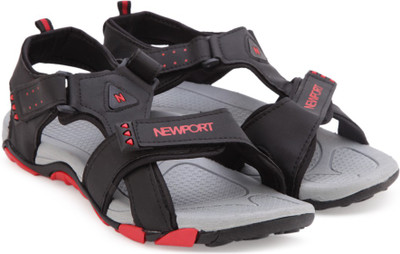 

Newport Men Black/Red Sports Sandals
