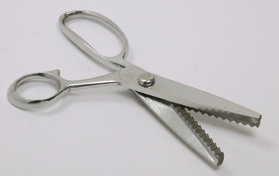 MadanScissors ZigZag-205 mm Scissors(Set of 1, Silver)