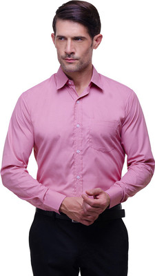CHOKORE Men Self Design Formal Red Shirt CHOKORE Men Self Design Formal Red Shirt