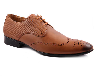 

Fashion Tree Fashion Tree Confiado Brogue Formal Shoes For Men. Branded Genuine Leather Shoe Tan Color. Derby For Men(Tan