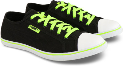

Puma Streetballer Sneakers For Men(Multicolor, Black-safety yellow