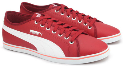 

Puma Elsu v2 SL Sneakers For Men(Maroon, Tibetan red-puma white