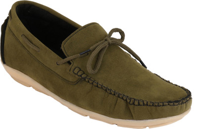

AADIL Loafers For Men(Khaki, Green