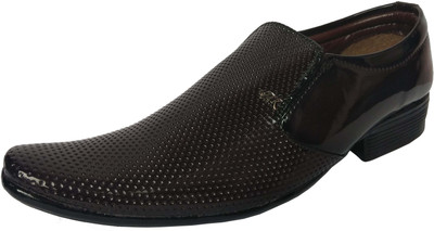 

SRI men SRI men Corporate Casuals For Men(Brown