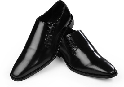 

The Leather Box Lace Up For Men(Black, Shiny black