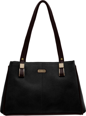 

JFL-Jewellery For Less Women Formal Black PU Shoulder Bag