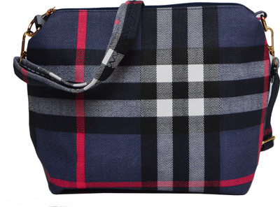

Fashion Knockout Girls Casual Blue, White Denim Sling Bag