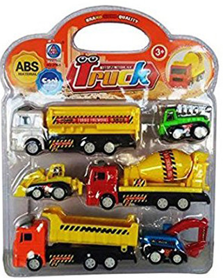 

SS Traders 6 PIECES UNBREAKABLE Little Engineering JCB, Cement Mixer, Dumper Tractor ..- Good Birthday Gift - Awesome finishing - excellent quality