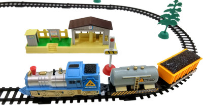 

Humaira Train Track Play Set with Station Toy(Multicolor)