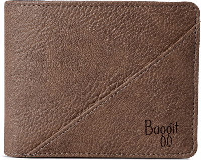 

Baggit Men Beige Artificial Leather Wallet(6 Card Slots), Smoke