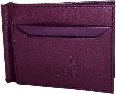 

Orbit Men Brown Genuine Leather, Fabric Wallet(12 Card Slots)
