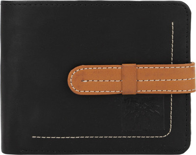 

Ananya Men Black Artificial Leather Wallet(3 Card Slots), Black-704