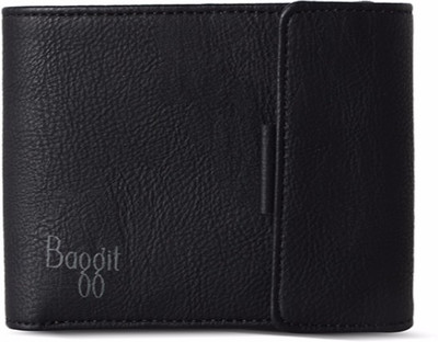 

Baggit Men Black Artificial Leather Wallet(6 Card Slots)