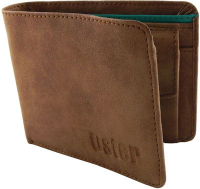 

Oster Men Beige Genuine Leather, Fabric Wallet(5 Card Slots)