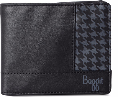 

Baggit Men Black Artificial Leather Wallet(6 Card Slots)