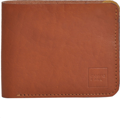 

CANVAS & AWL Men Brown Genuine Leather Wallet(6 Card Slots)