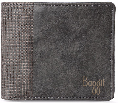 

Baggit Men Grey Artificial Leather Wallet(6 Card Slots)