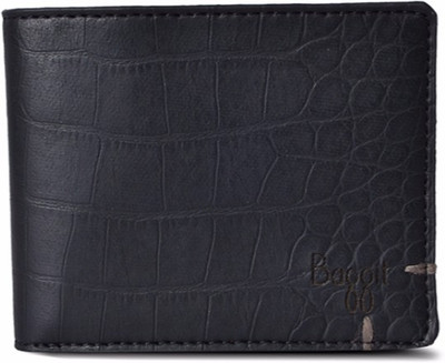 

Baggit Men Black Artificial Leather Wallet(6 Card Slots)