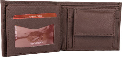 

Chappie Moustache Men Brown Genuine Leather Wallet(5 Card Slots), Brown000002