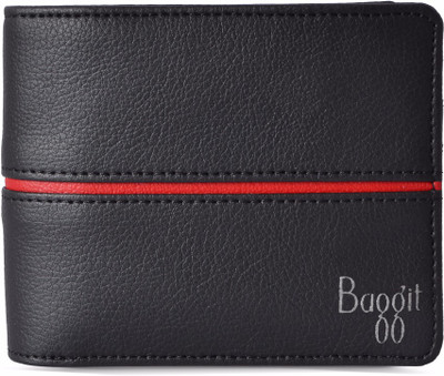 

Baggit Men Black Artificial Leather Wallet(6 Card Slots)