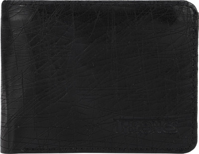

Ananya Men Black Artificial Leather Wallet(4 Card Slots), Black-01