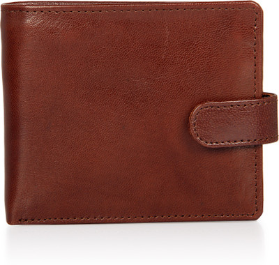 

Leather Zentrum Men Tan Genuine Leather Wallet(4 Card Slots)