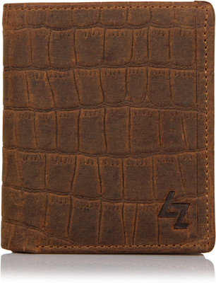 

Leather Zentrum Men Brown Genuine Leather Wallet(2 Card Slots)