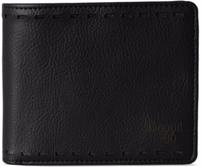 

Baggit Men Black Artificial Leather Wallet(6 Card Slots)