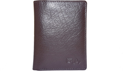 

Goodwill Leather Art Men Brown Genuine Leather Wallet(15 Card Slots)