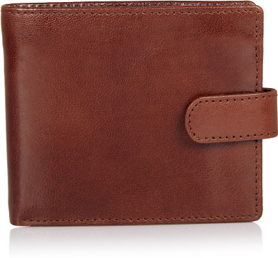 

Leather Zentrum Men Tan Genuine Leather Wallet(4 Card Slots)