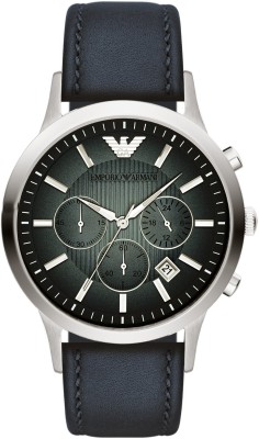 Emporio Armani AR2473 Genuine Leather Strap Watch  - For Men   Watches  (Emporio Armani)