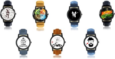 keepkart Foxter Different Dial And Attractive Specially Limited Edition Watches Pack Of - 7 For Boys And Man Watch  - For Men   Watches  (Keepkart)