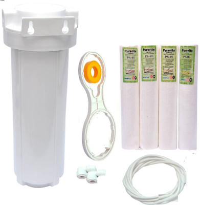 

xisom Pre filter housing complete set for r.o Solid Filter Cartridge(0.5, Pack of 10)