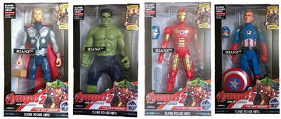 

RIANZ 4 in 1 Avengers Age of Ultron Super Hero Toy(Multicolor)