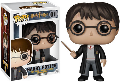 

Funko Harry Potter with Wand and in Hogwarts Robe POP Vinyl Action Figure(Multicolor)