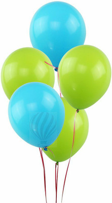 

PartyballoonsHK Solid Light Green & Light blue Balloon(Green, Blue, Pack of 30)
