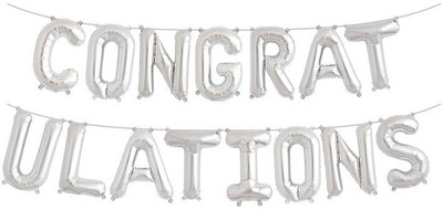 

Balloons Solid 13967 Airwalker(Silver, Pack of 1)