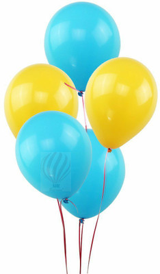 

PartyballoonsHK Solid Blue & Yellow Balloon(Blue, Yellow, Pack of 30)